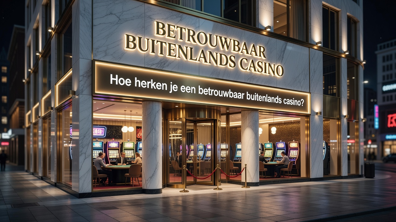 Hoe herken je een betrouwbaar buitenlands casino? - buitenlandse casino
