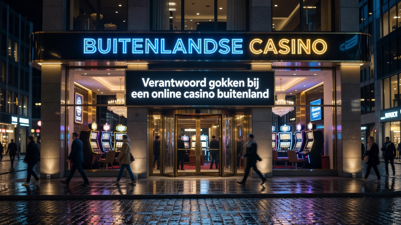 Verantwoord gokken bij een online casino buitenland - buitenlandse casino